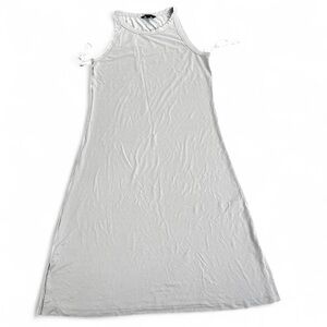 Banana Republic elegant off white sleeveless flattering comfortable summer dress